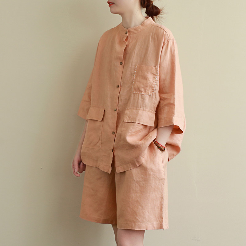 纸样1796女立领衬衫衬衣做衣服
