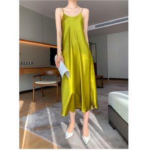 教程965斜裁新款 真丝醋酸缎面吊带睡裙连衣裙板睡衣裁剪图连纸样