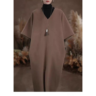 裙子女裁剪纸样 宽松连衣裙茧型宽松春秋冬连衣裙短袖 847法式 热款