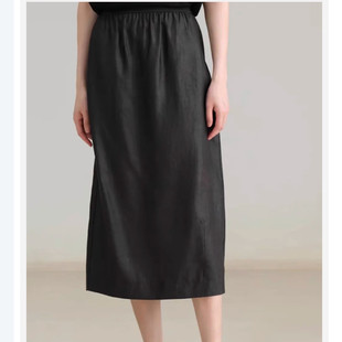 视频469龟裂纹香云纱真丝茧型松紧腰花苞半裙裁剪图纸短纸样