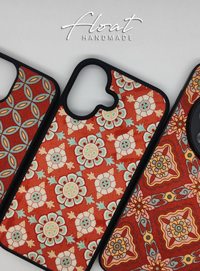 新年红系列发财运布面手机壳iPhone17硅胶全包16pro15max13mini14