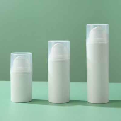 15ml30ml50毫升卡扣式按压真空乳液瓶pp白色乳液化妆瓶空瓶分装瓶