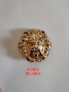 修鞋子上金属装饰鞋扣鞋面爪扣配件百搭插脚扣配饰鞋花搭扣狮子头