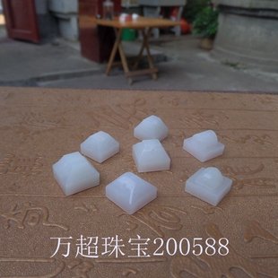 和田玉白玉印章玉玺挂件吊坠佩印微型便携款印钮私印闲章专业篆刻