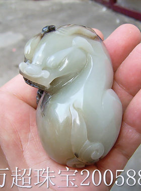 和田玉貔貅把玩手件吊坠
