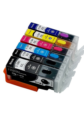 适用佳能Canon PGI580 CLI581 TR8550 TS6150打印机填充墨盒墨水