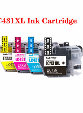 适用兄弟LC431 LC431XL墨盒DCP-J1050DW DCP-J1140DW打印机墨水