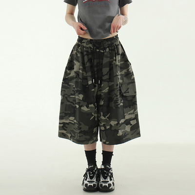 Localmansion韩代迷彩7分裤