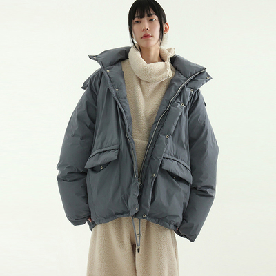 Localmansion韩代连帽宽松羽绒服