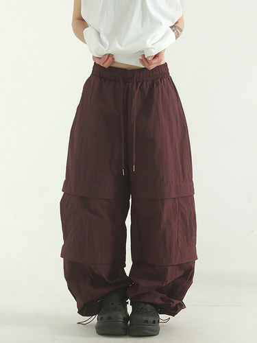 Localmansion韩代抽绳宽松长裤