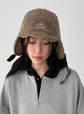 韩国代购25F/W reversible fleece trooper hat 百搭两面用护耳帽