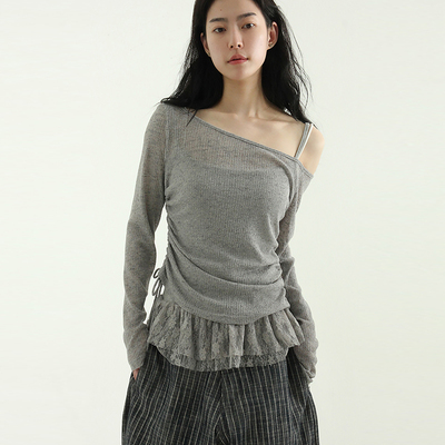 Localmansion韩代针织上衣+背心