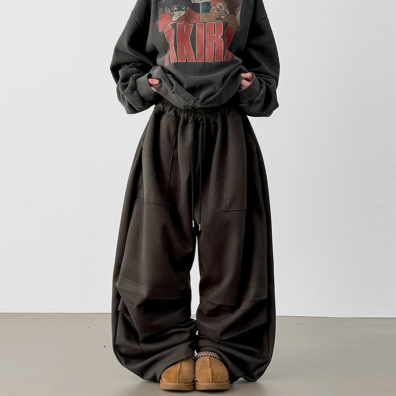 韩代25 fatigue pocket two tuck banding pants(unisex)捏褶长裤