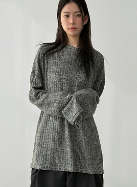 韩国代购25F/W velour hand warmer golgi knit (unisex) 针织衫