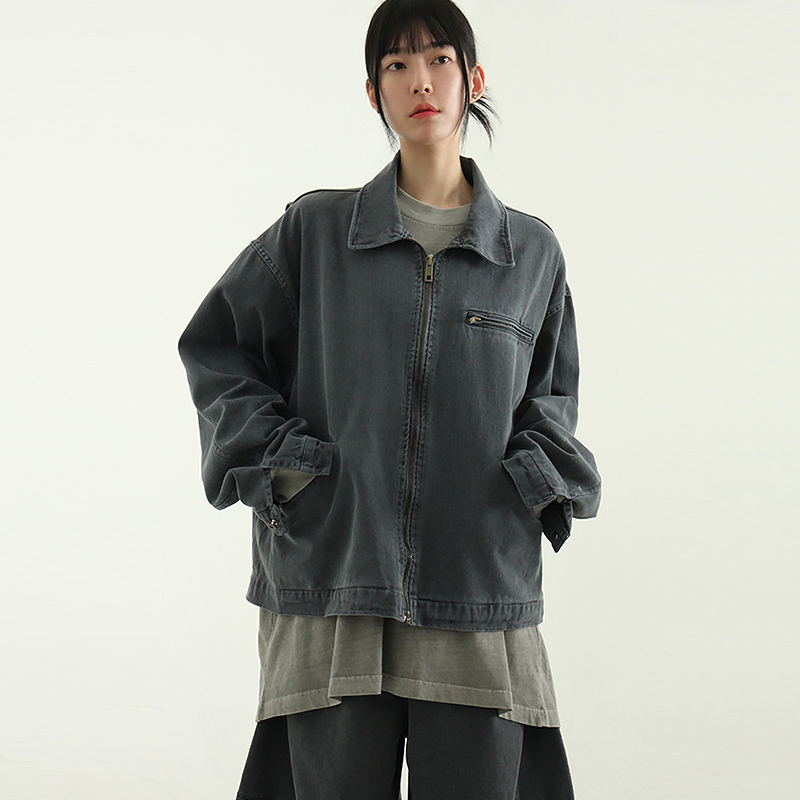 Localmansion韩代水洗做旧夹克