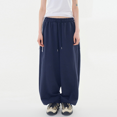 韩代Raucohouse抽绳宽松卫裤