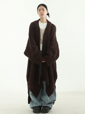 Localmansion韩代针织长衫外套