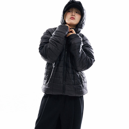 Raucohouse韩代复古连帽棉服