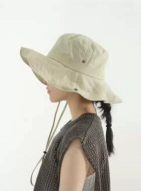 国内现货 paper safari bucket hat露营户外防晒渔夫帽