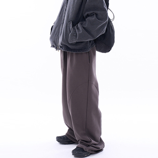 韩代Raucohouse Newport arch incision wide sweatpants 休闲裤