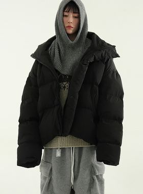 韩代24F/W oversize turtle neck padding jumper (unisex) 棉服