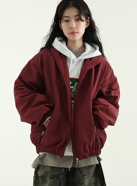 韩国代购25A/W paper raglan wind jecket (unisex) 尼龙插肩夹克