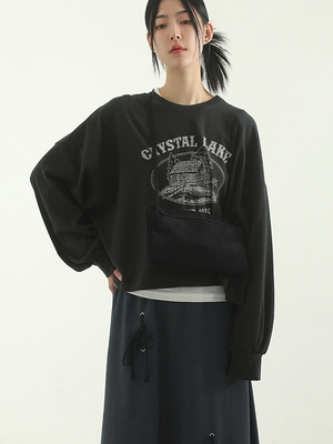 Localmansion韩代印花长袖T恤