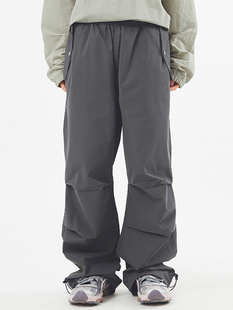韩代Raucohouse Shadow ripstop nylon parachute pants 工装裤