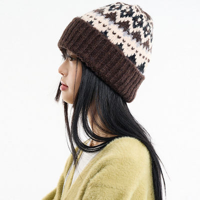 Raucohouse复古针织毛线帽