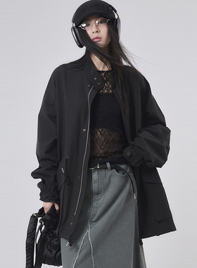 韩国代购 Raucohouse Flourish fishtail short parka 夹克外套