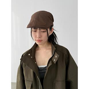 Localmansion韩国代购26 stitch cotton hunting cap 复古狩猎帽