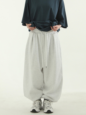 韩代 fleece-lined waffle jogger banding pants (unisex) 卫裤