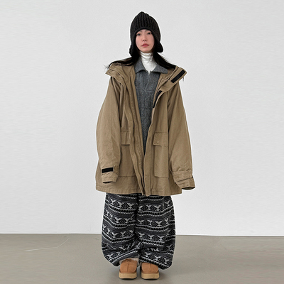 Localmansion韩代内毛绒夹克外套