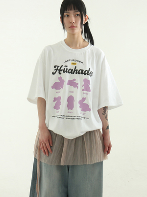 Localmansion韩代短袖印花T恤