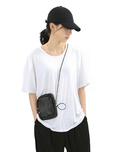 韩国代购Raucohouse 1980 Soft touch u-neck t-shirt(UNISEX)T恤