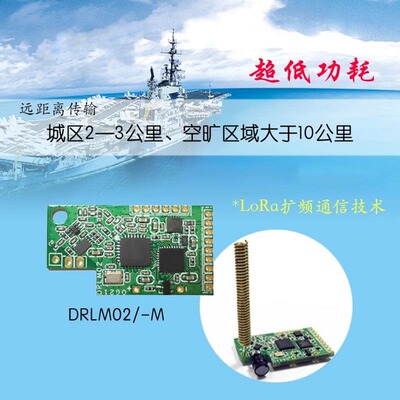 时分多址LoRa模块 ISM频段无线模块 LoRa无线扩频通信模块 DRLM02