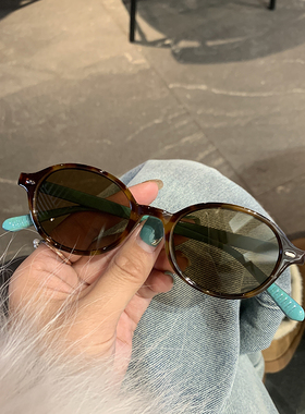 张婧仪dowdy同款书呆子墨镜女高级感小脸小框太阳镜防紫外线韩版