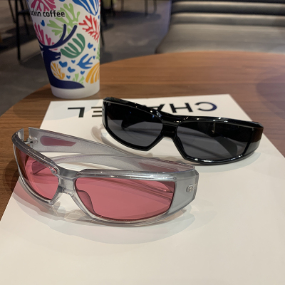 Y2K千禧风一体式墨镜ins