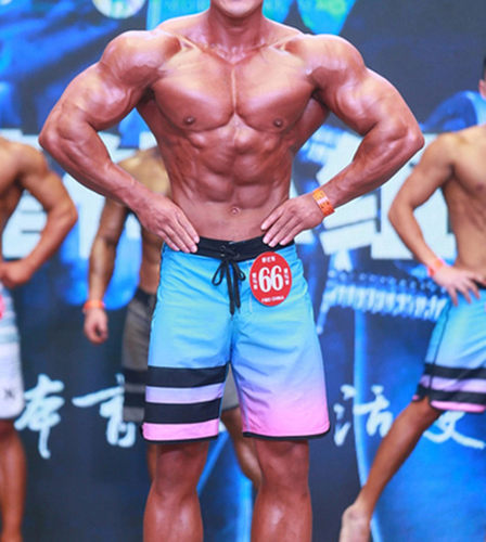 新款健体比赛裤沙滩裤冲浪速干