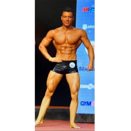 CBBA标准健体模特赛服比赛裤紧身