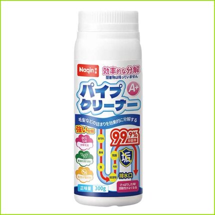 【拍5发6】日本Naqin管道疏通剂强力溶解厨房下水道疏通除臭除菌