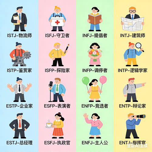 2026新版I人 E人性格测试 16 型人格深度解析 精准测评200题93题