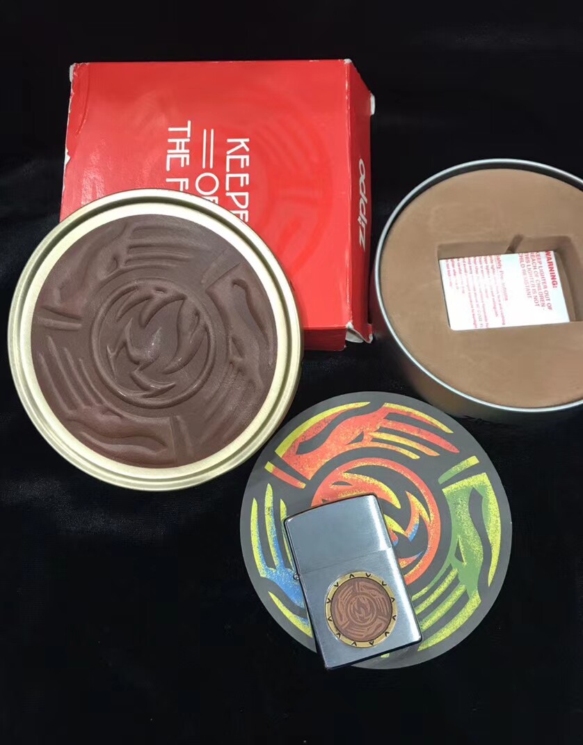 木易神兽Zippo打火机C2000火焰之神2000年年度版C00