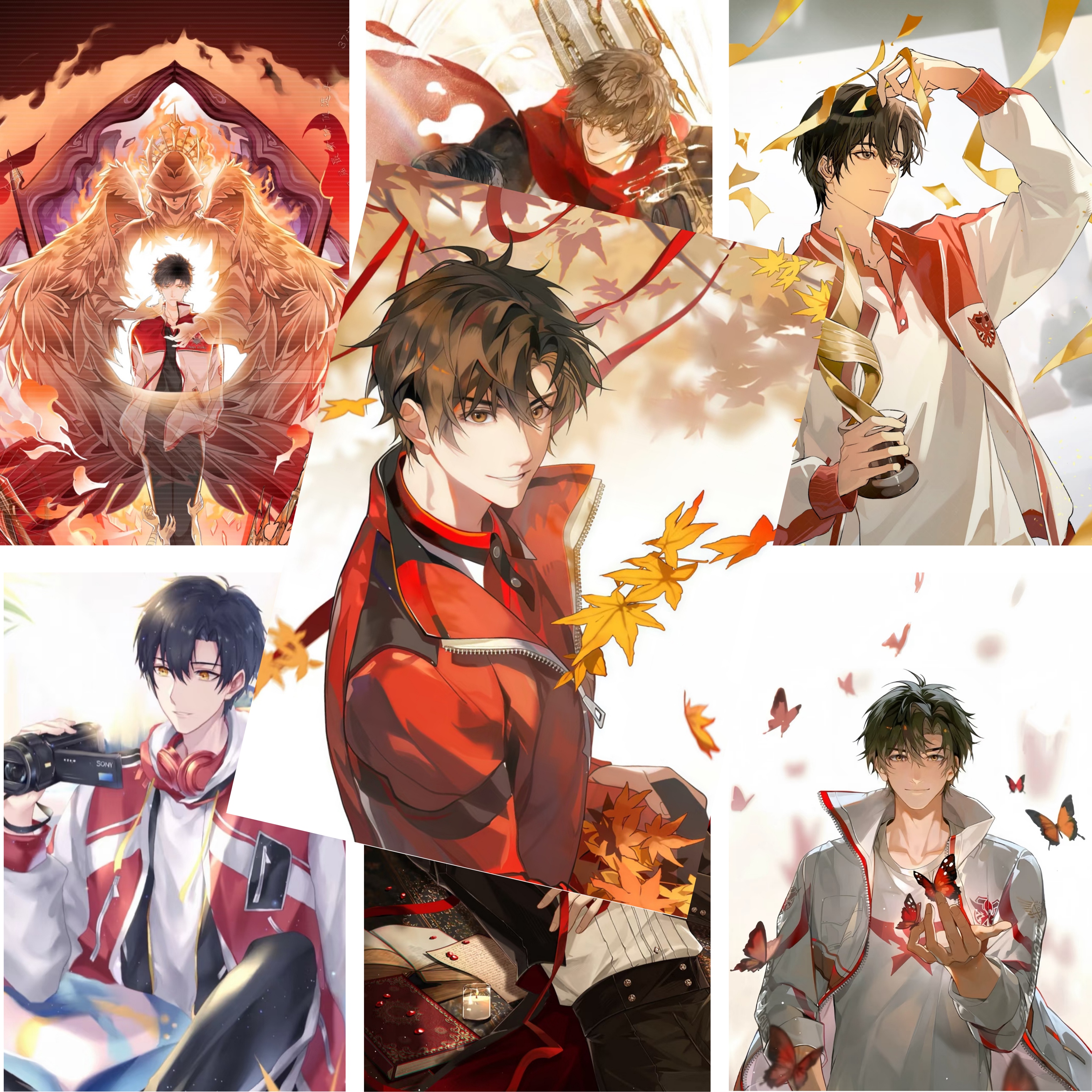 叶修海报墙贴追星动漫同人卧室房间墙面写真集拍照布置背景壁纸