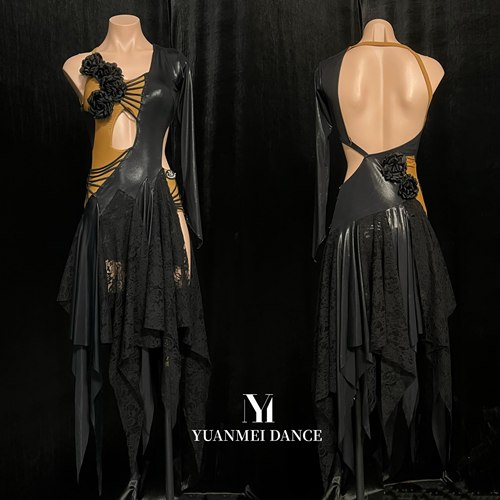 源美舞服新款拉丁舞服拉丁裸服