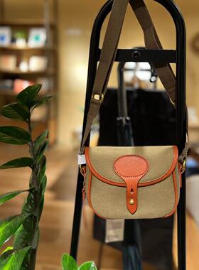 户外牛皮经纬混织高密牛津帆布包迷你邮差包马鞍包brady colne