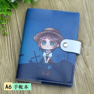 A6动漫创意动漫第五人格周边海报套胶笔记本子超厚记事薄手账本