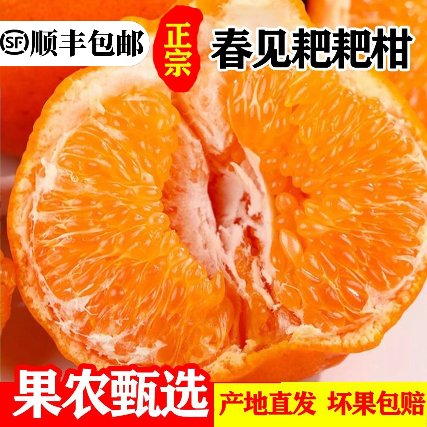 正宗四川春见耙耙柑当季丑桔子粑粑柑新鲜孕妇水果杷杷柑顺丰包邮,水产肉类/新鲜蔬果/熟食,桔子,淘宝优惠券,粉丝福利购,淘宝优惠卷