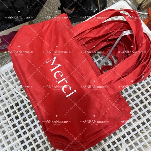 小众红色喜糖伴手礼帆布袋