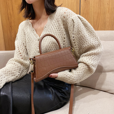 石头纹沙漏小包包手提包